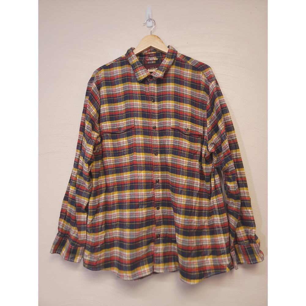 Alesbury Flannel Shirt Size Xxl Mens Button Down Soft Fall Layer Long Sleeve